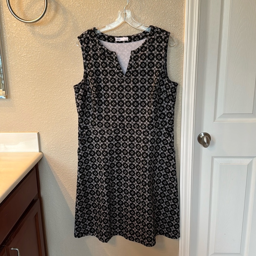 Black and white sundress.